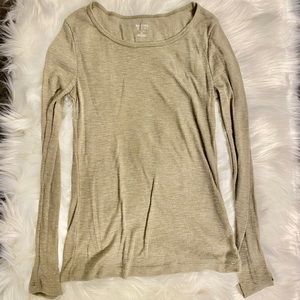 Mossimo ribbed long sleeve shirt